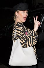 EMILY ATACK Leaves Theatre Royal Haymarket in London 04/26/2019