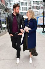 EMILY BLUNT and John Krasinski Out for Dinner in New York 04/11/2019