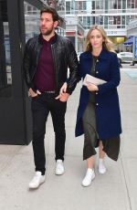 EMILY BLUNT and John Krasinski Out for Dinner in New York 04/11/2019