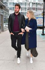 EMILY BLUNT and John Krasinski Out for Dinner in New York 04/11/2019