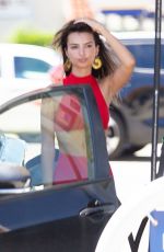 EMILY RATAJKOWSKI at a Gas Station in Los Angeles 04/23/2019