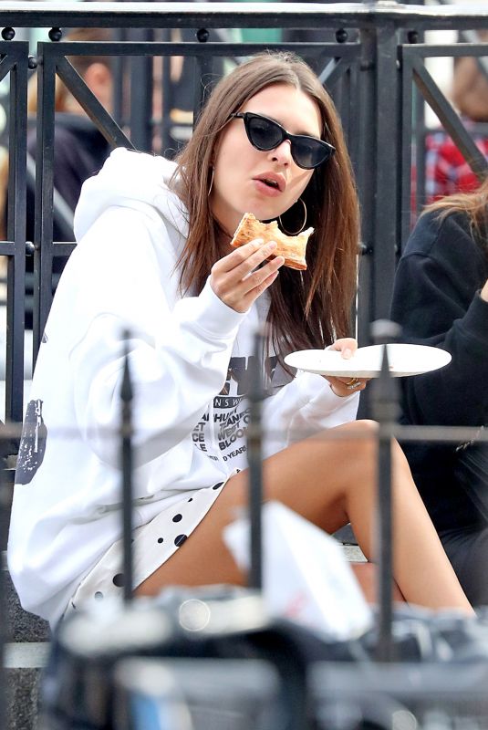 EMILY RATAJKOWSKI at Joes in New York 04/07/2019