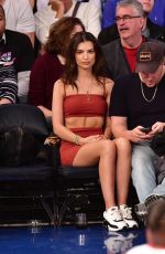 EMILY RATAJKOWSKI at Miami Heat vs New York Knicks Game at Madison Square Garden 03/30/2019