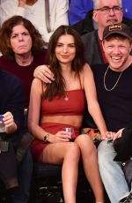 EMILY RATAJKOWSKI at Miami Heat vs New York Knicks Game at Madison Square Garden 03/30/2019