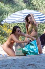 EMILY RATAJKOWSKI in Swimsuit at a Beach in Malibu 04/23/2019