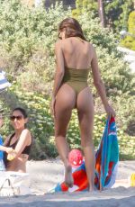 EMILY RATAJKOWSKI in Swimsuit at a Beach in Malibu 04/23/2019