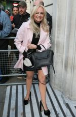 EMMA BUNTON Arrives at BBC Radio in London 04/12/2019