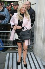 EMMA BUNTON Arrives at BBC Radio in London 04/12/2019
