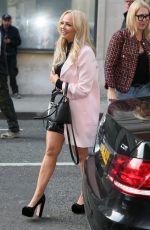 EMMA BUNTON Arrives at BBC Radio in London 04/12/2019