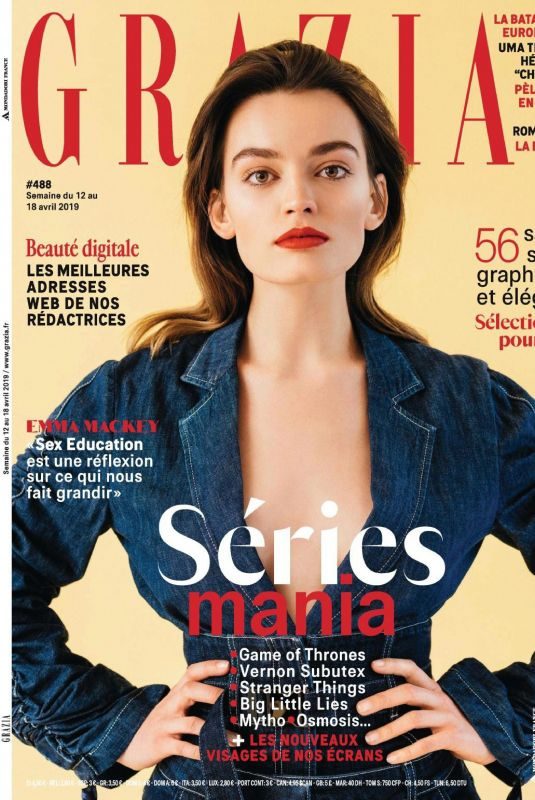 EMMA MACKEY in Grazia Magazine, France April 2019