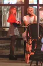 EMMA ROBERTS and Garrett Dedlund Out for Dinner in Los Feliz 04/25/2019
