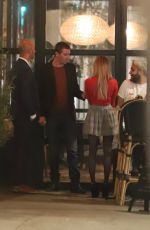 EMMA ROBERTS and Garrett Dedlund Out for Dinner in Los Feliz 04/25/2019