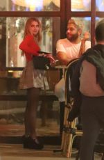 EMMA ROBERTS and Garrett Dedlund Out for Dinner in Los Feliz 04/25/2019