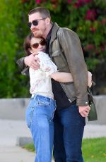 EMMA ROBERTS and Garrett Hedlund Out in Los Angeles 04/13/2019
