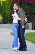 EMMA ROBERTS and Garrett Hedlund Out in Los Angeles 04/13/2019
