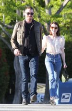 EMMA ROBERTS and Garrett Hedlund Out in Los Angeles 04/13/2019
