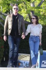 EMMA ROBERTS and Garrett Hedlund Out in Los Angeles 04/13/2019