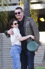 EMMA ROBERTS and Garrett Hedlund Out in Los Angeles 04/13/2019