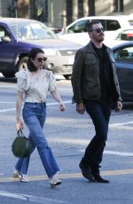 EMMA ROBERTS and Garrett Hedlund Out in Los Angeles 04/13/2019