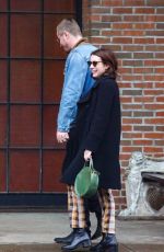EMMA ROBERTS and Garrett Hedlund Out in New York 03/31/2019