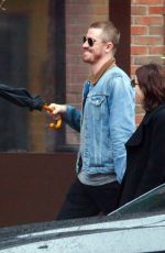 EMMA ROBERTS and Garrett Hedlund Out in New York 03/31/2019