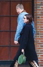 EMMA ROBERTS and Garrett Hedlund Out in New York 03/31/2019