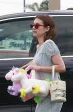 EMMA ROBERTS and Garrett Hedlund Out on Easter in Los Angeles 04/21/2019