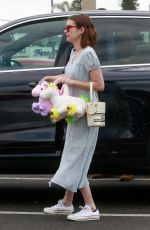 EMMA ROBERTS and Garrett Hedlund Out on Easter in Los Angeles 04/21/2019