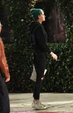 EMMA ROBERTS and KRISTEN STEWART Night Out in Los Angeles 04/20/2019