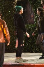 EMMA ROBERTS and KRISTEN STEWART Night Out in Los Angeles 04/20/2019