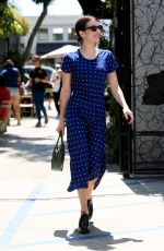 EMMA ROBERTS HEading to Nine Zero One Hair Salon in West Hollywood 04/06/2019
