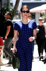 EMMA ROBERTS HEading to Nine Zero One Hair Salon in West Hollywood 04/06/2019