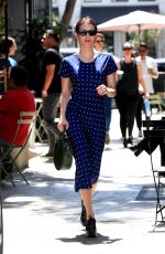 EMMA ROBERTS HEading to Nine Zero One Hair Salon in West Hollywood 04/06/2019