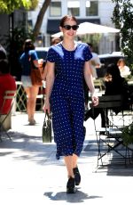 EMMA ROBERTS HEading to Nine Zero One Hair Salon in West Hollywood 04/06/2019