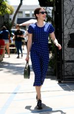 EMMA ROBERTS HEading to Nine Zero One Hair Salon in West Hollywood 04/06/2019