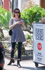 EMMA ROBERTS Leaves Nine Zero One Salon in Los Angeles 04/19/2019