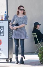 EMMA ROBERTS Leaves Nine Zero One Salon in Los Angeles 04/19/2019