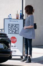 EMMA ROBERTS Leaves Nine Zero One Salon in Los Angeles 04/19/2019