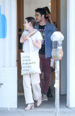 EMMA ROBERTS, MIA SWIER and Darren Criss Out in Los Angeles 04/08/2019