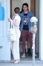 EMMA ROBERTS, MIA SWIER and Darren Criss Out in Los Angeles 04/08/2019