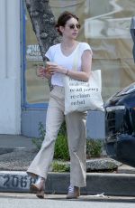 EMMA ROBERTS, MIA SWIER and Darren Criss Out in Los Angeles 04/08/2019