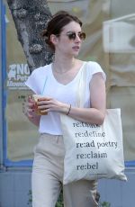 EMMA ROBERTS, MIA SWIER and Darren Criss Out in Los Angeles 04/08/2019