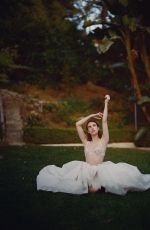 EMMA ROBERTS on the Set of a Photoshoot, April 2019