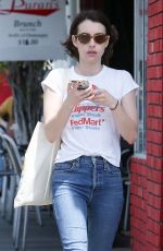 EMMA ROBERTS Out and About in Los Angeles 04/09/2019
