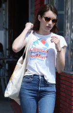EMMA ROBERTS Out and About in Los Angeles 04/09/2019