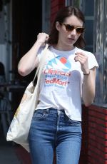 EMMA ROBERTS Out and About in Los Angeles 04/09/2019