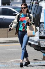EMMA ROBERTS Out in Los Angeles 04/18/2019