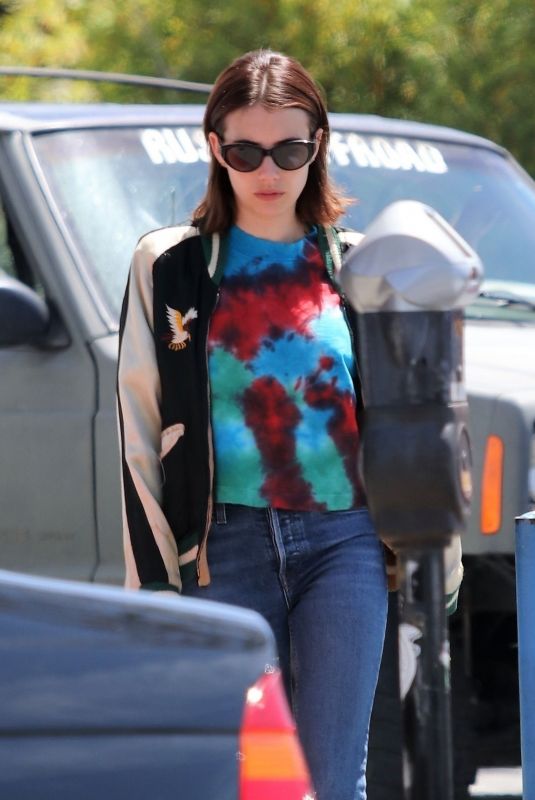 EMMA ROBERTS Out in Los Angeles 04/18/2019