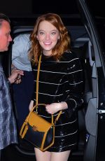 EMMA STONE Arrives at SNL After-party in New York 04/13/2019