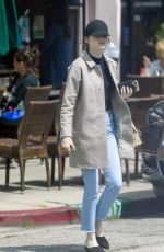 EMMA STONE Out in Los Angeles 04/03/2019